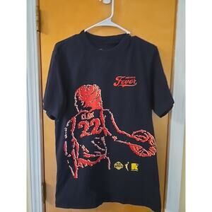 WNBA x Round21 x WNBPA Draft Night Caitlin Clark Size Medium Black Shirt